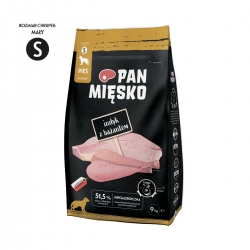 Pan Mięsko indyk z bażantem - granulat S 9kg
